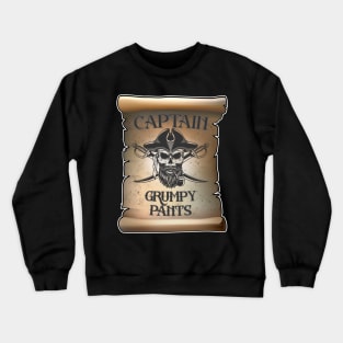 Captain grumpy pants Crewneck Sweatshirt